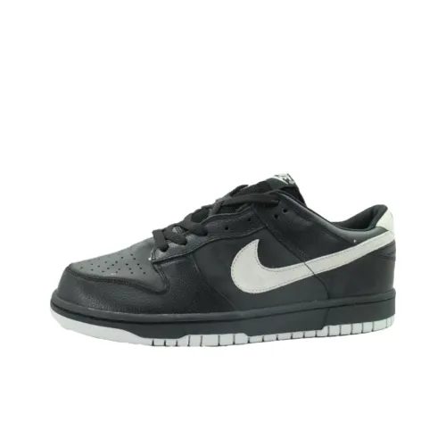 Nike Dunk Low Slip Resistant Abrasion Resistant Low Top Скейтборд Кроссовки Unisex Черный