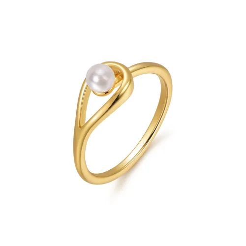 West Island Жемчужная раковина Кольца Женские Золотой