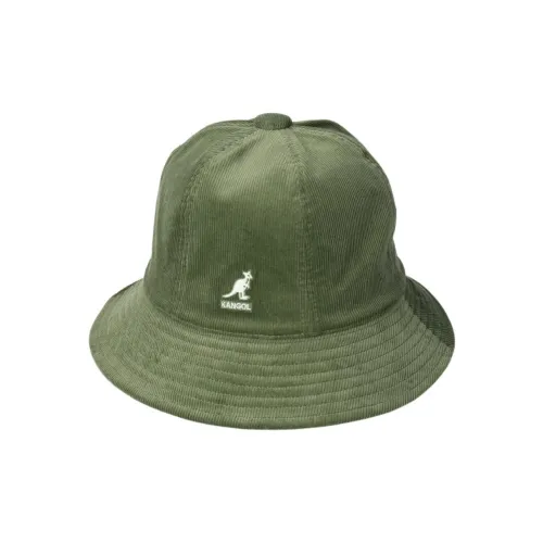 KANGOL Cotton Bucket Hats Унисекс Оливково-зеленый