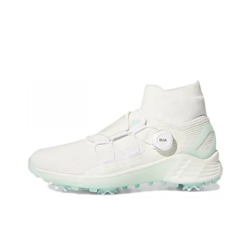 Adidas ZG21 Устойчивый к истиранию Дышащий MID Топ Повседневные Беговые кроссовки Женские Белые