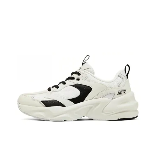 Skechers WOMEN'S GO Series Устойчивые к истиранию Дышащие Низкие Кеды Мужские Белый Черный