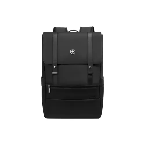 Wenger PU (полиуретан) рюкзак средний мужской черный