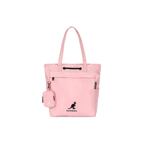 KANGOL Ткань Tote Commuter Сумка Сумка Сумка через плечо Унисекс Хаки Черный Слоновая кость Персиково-розовый Армейский зеленый Темно-синий