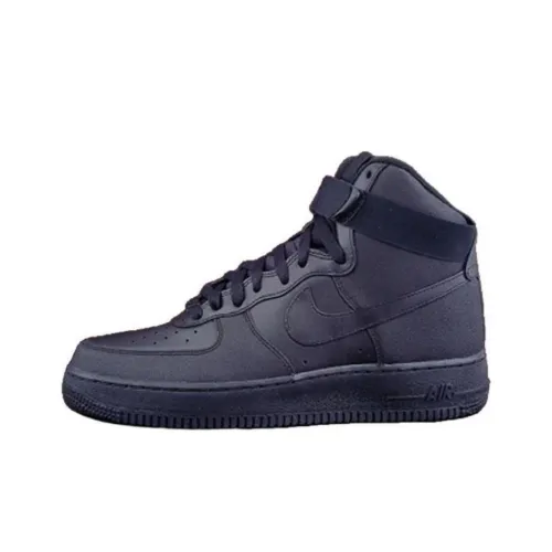 Nike Air Force 1 '07 Tec Slip Resistant Abrasion Resistant High Top Скейтборд Кроссовки Унисекс Черный