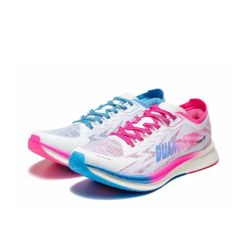 Unhooked Беговые кроссовки Низкий Верх Белый Синий Несоответствующие цвета Унисекс