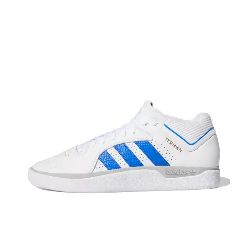 Adidas Originals Tyshawn Slip-Resistant Low Top Скейтборд Кроссовки Мужские Белый Синий