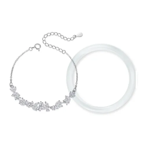 Asia Star Цветное стекло Нефрит Браслеты Женские