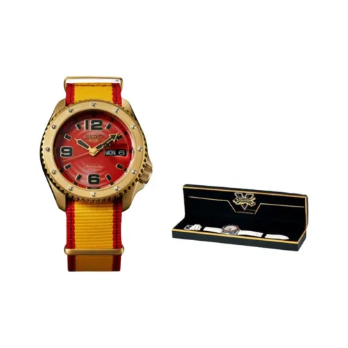 SEIKO Механические Мужские Часы Красный