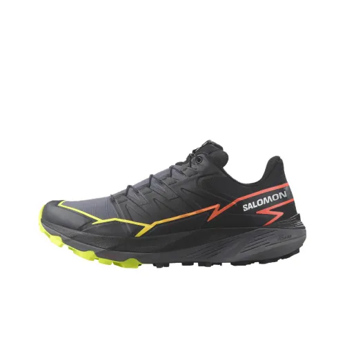 SALOMON Thundercross Slip-resistant Abrasion-resistant Low-top Беговые кроссовки Мужские Черные