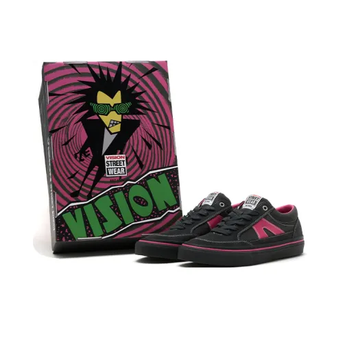 Vision Street Wear Stick Скейтборд Кроссовки Низкие Топ Розовые Красные Унисекс