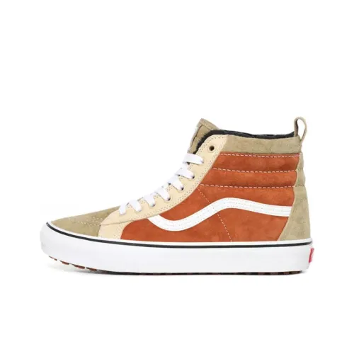 Vans SK8 MTE High Топ Скейтборд Кроссовки Унисекс Коричневый Серый