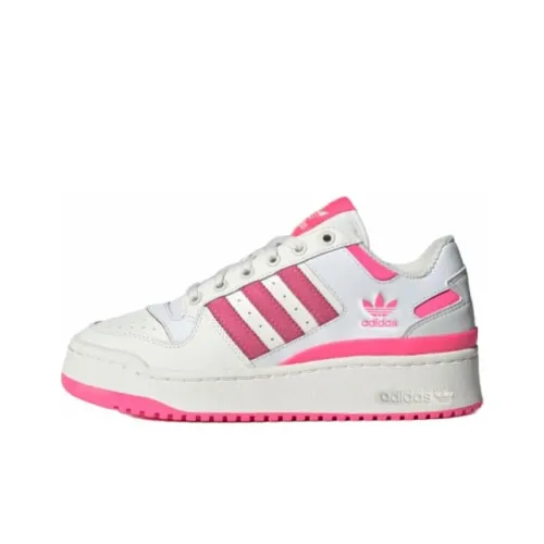 Adidas Originals FORUM BOLD STRIPES MID Топ Повседневная обувь Женская Белый Розовый