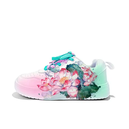 Cold Cicadas Yesterday Легкие и Дышащие Низкие Кроссовки для Скейтбординга Унисекс Белый Розовый Зеленый