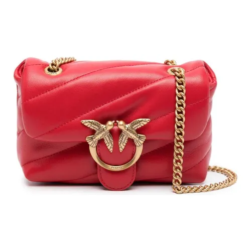 PINKO Baby Love Коровья кожа Сумка через плечо Женская Красная
