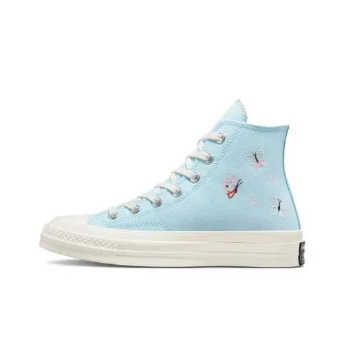 Converse 1970s Chuck 70 High Top Canvas Shoes Women's Blue White Конверс 1970s Чак 70 Хай Топ Кеды Женские Синий Белый