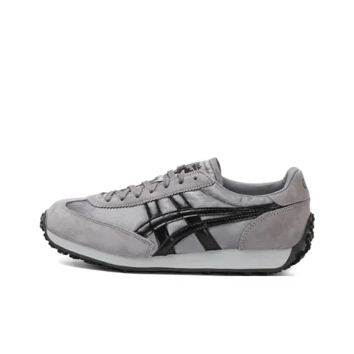 Onitsuka Tiger Edr 78 Амортизаторы Slip-resistant устойчивые к истиранию Низкий топ Беговые кроссовки Унисекс Серебристо-черный