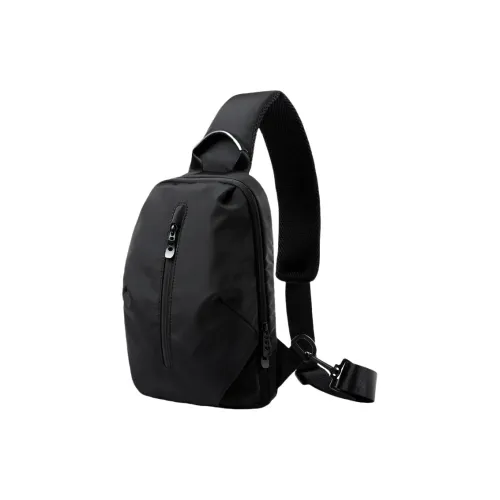PULUWIRR Oxford Sling Bag Сумка через плечо Унисекс Черный