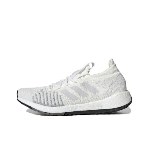 Adidas PulseBOOST Дышащий Низкий Топ Марафон Беговые кроссовки Женские Белые