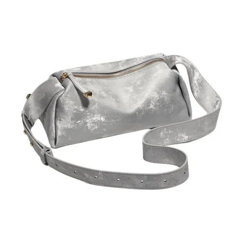 MARINO ORLANDI Сумка через плечо Сумка на плечо Женская Абрикос Серебряный