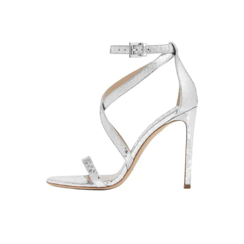 MICHAEL KORS INGRID one Ремень Сандалии 10 см Женские Серебряные