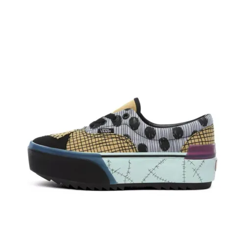 Vans Era Low Top Скейтборд Кроссовки Женские Черные Красные