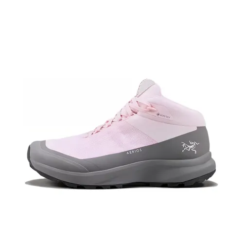 Arcteryx Aerios FL 2 GTX Дышащий MID Топ Походная обувь Женская Розовый Серый
