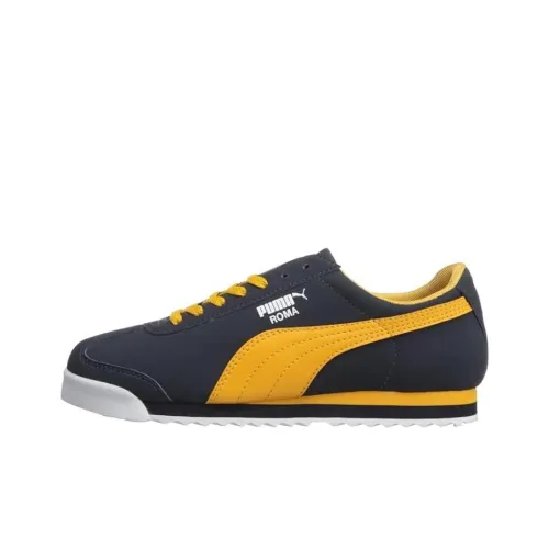 PUMA Roma Low Топ Повседневная обувь Женская Черный Желтый