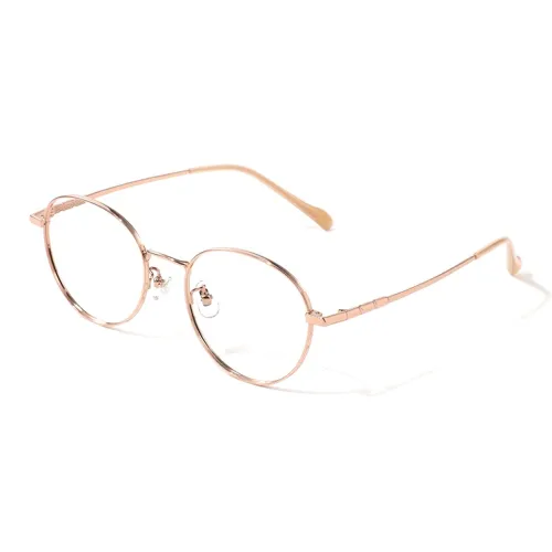 RUOYUN Чистый титан Нерегулярная форма Оправы для очков Женские