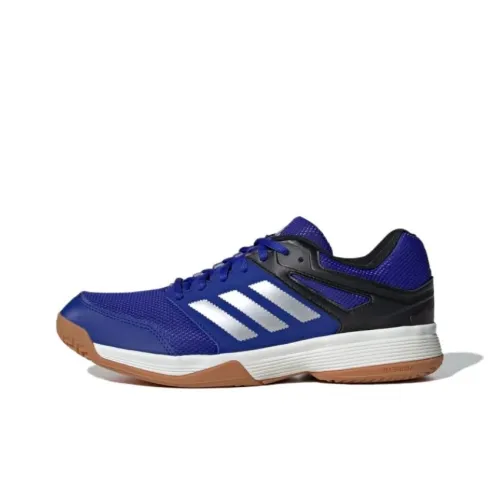 Adidas Speedcourt Slip-resistant Abrasion-resistant Low-top Training Shoes Unisex Blue Black Silver Adidas Speedcourt Противоскользящие Устойчивые к истиранию Низкие Кроссовки для тренировок Унисекс Синий Черный Серебряный