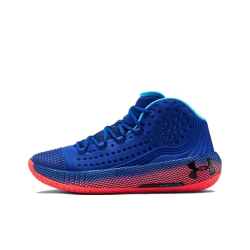 Under Armour Havoc 2 Нескользящий Легкий MID Баскетбольные кроссовки для игры Мужской Синий