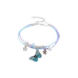 Светло-синий, бабочка, веревка для рук