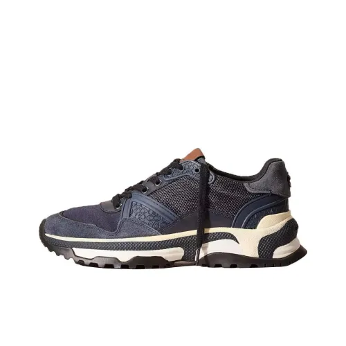 COACH C143 Низкий Топ Повседневная Обувь Мужская Морской Синий