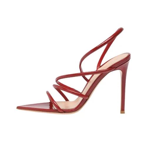 GIANVITO ROSSI Ettie One Ремешок Сандалии 10,5 см Женские Красные