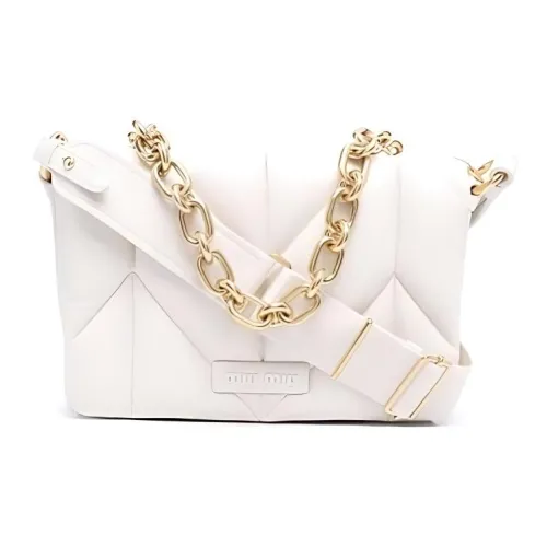 MIU MIU Овчина Сумка через плечо Стандартная Женская Белая