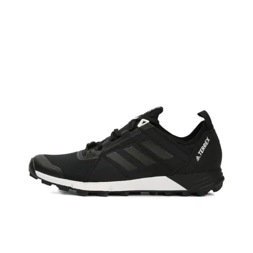 adidas Terrex Agravic Speed Slip Resistant Abrasion Resistant Low Top Походная обувь Мужской Черный Белый