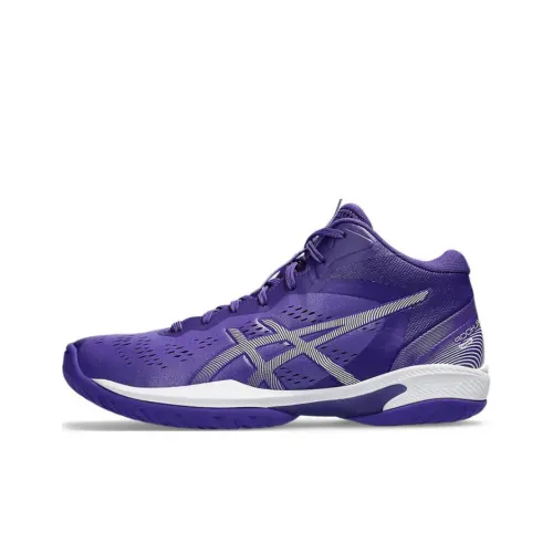 Jordan Flight Амортизация Износостойкий MID Топ Винтажные Баскетбольные Кроссовки Унисекс Черный Фиолетовый