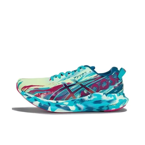 Asics Гель Noosa Tri 13 Low Топ Беговые кроссовки Женские Многоцветный Синий Желтый