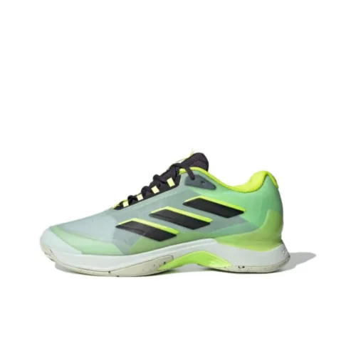 Adidas Avacourt 2 Амортизация Низкий Топ Теннисные Кроссовки Женские Зеленый Черный