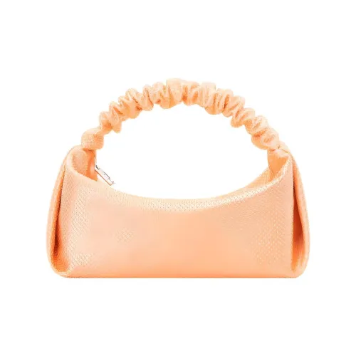 Alexander Wang Scrunchie Satin Bag Mini Women's Neon Orange