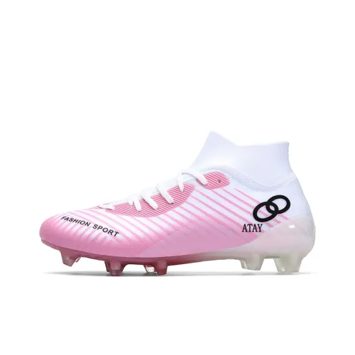 ATAY Противоскользящие устойчивые к истиранию футбольные бутсы унисекс розовые