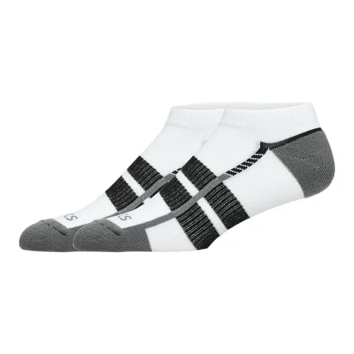 ASICS Унисекс SPEED NO SHOW 2P Низкие носки Унисекс 2 упаковки Ярко-белый