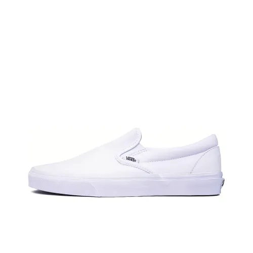 Vans Slip On Series Comfycush Low Top Скейтборд Кроссовки Унисекс Белый