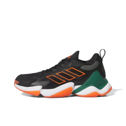 Adidas Impact Flx 2 Амортизация Износостойкий MID Топ Кроссовки для тренировок Мужские Черные и Оранжевые