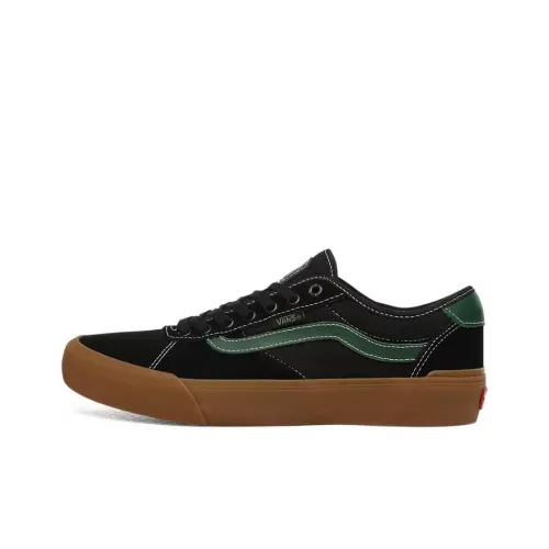 Vans Chima Pro 2 Low Топ Скейтборд Кроссовки Унисекс Черный Зеленый