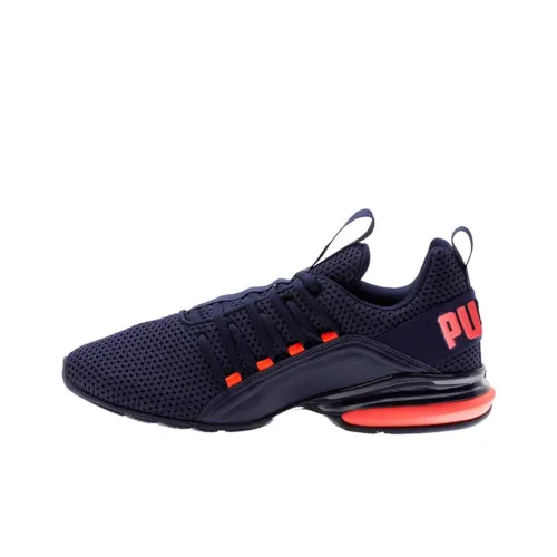 PUMA Axelion Slip-resistant Abrasion-resistant Low-top Беговые кроссовки Мужские Темно-синие