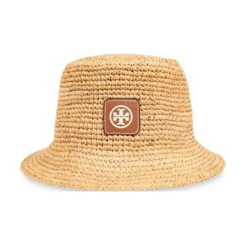 TORY BURCH Raffia Bucket Hats Women's Beige