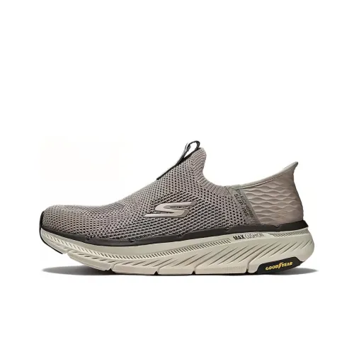 Skechers Max Cushioning Premier 2,0 Амортизация Низкий Топ Беговые кроссовки Мужской Тауповый
