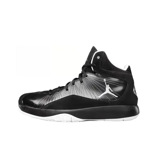 Jordan Air Jordan 2011 A Pilot Cushioning High Top Vintage Баскетбольные Кроссовки Мужские Черно-Белые