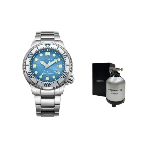 CITIZEN Glacier Collection Светильник Кварцевый механизм Нержавеющая сталь Ремешок Часы Унисекс Синий циферблат