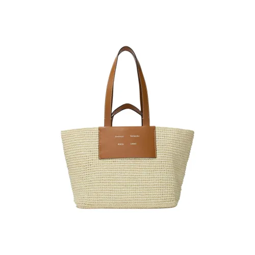 PROENZA SCHOULER Рафия Сумка на одно плечо большая цвет слоновая кость женский